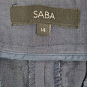 Saba Essential Blue Wool Office Pants Size 14 by SwapUp-Online Second Hand Store-Online Thrift Store