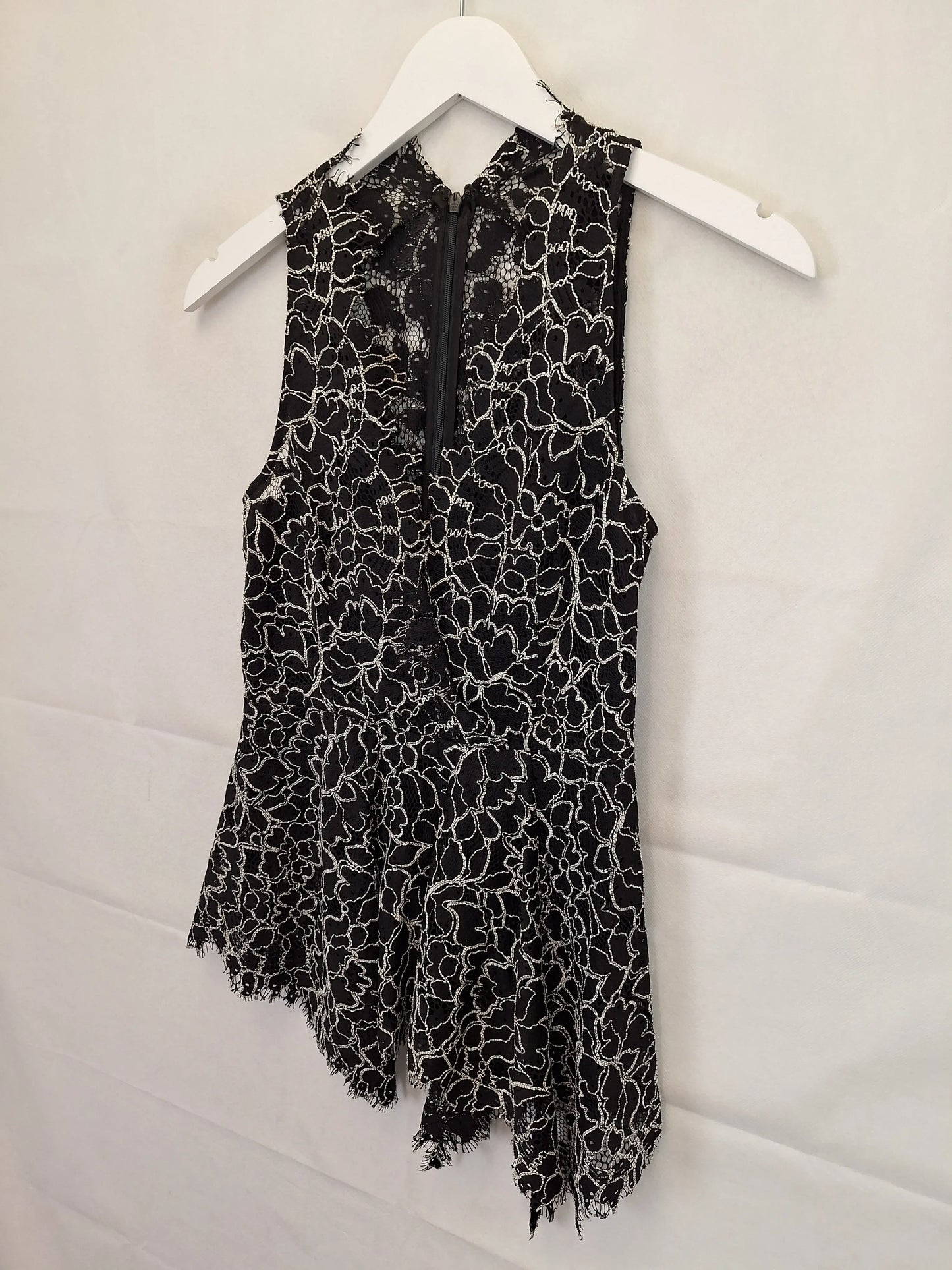 Saba Sheer Lace Luxe Party Top Size 6 by SwapUp-Online Second Hand Store-Online Thrift Store