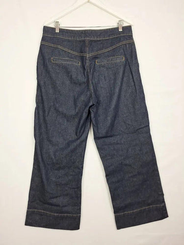 Saba The Ava Indigo Cropped Denim Jeans Size 16 by SwapUp-Online Second Hand Store-Online Thrift Store