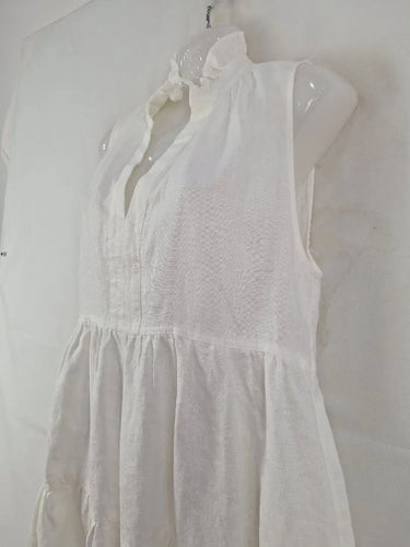Saba V Neck Linen Mini Dress Size S by SwapUp-Online Second Hand Store-Online Thrift Store