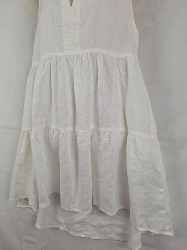 Saba V Neck Linen Mini Dress Size S by SwapUp-Online Second Hand Store-Online Thrift Store