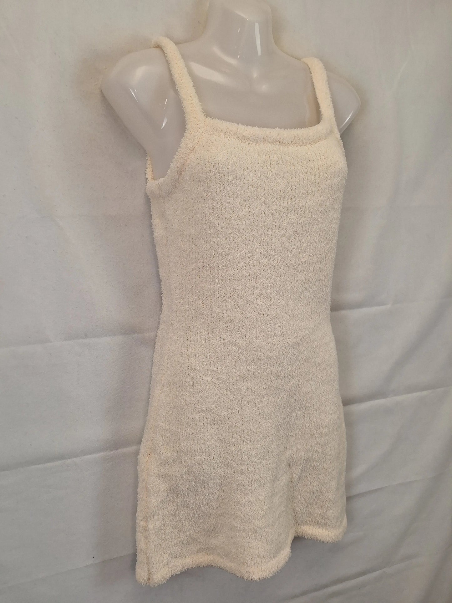 Sabo Vanilla Boucle Stretch Fitted Mini Dress Size M by SwapUp-Online Second Hand Store-Online Thrift Store