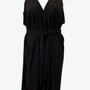 Second-Hand - Sacha Drake Column Drape Midi Dress Size 12 - SwapUp