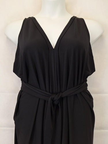 Second-Hand - Sacha Drake Column Drape Midi Dress Size 12 - SwapUp