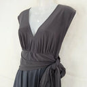 Sacha Drake Elegant Draped Two Tone Maxi Dress Size 10 by SwapUp-Online Second Hand Store-Online Thrift Store