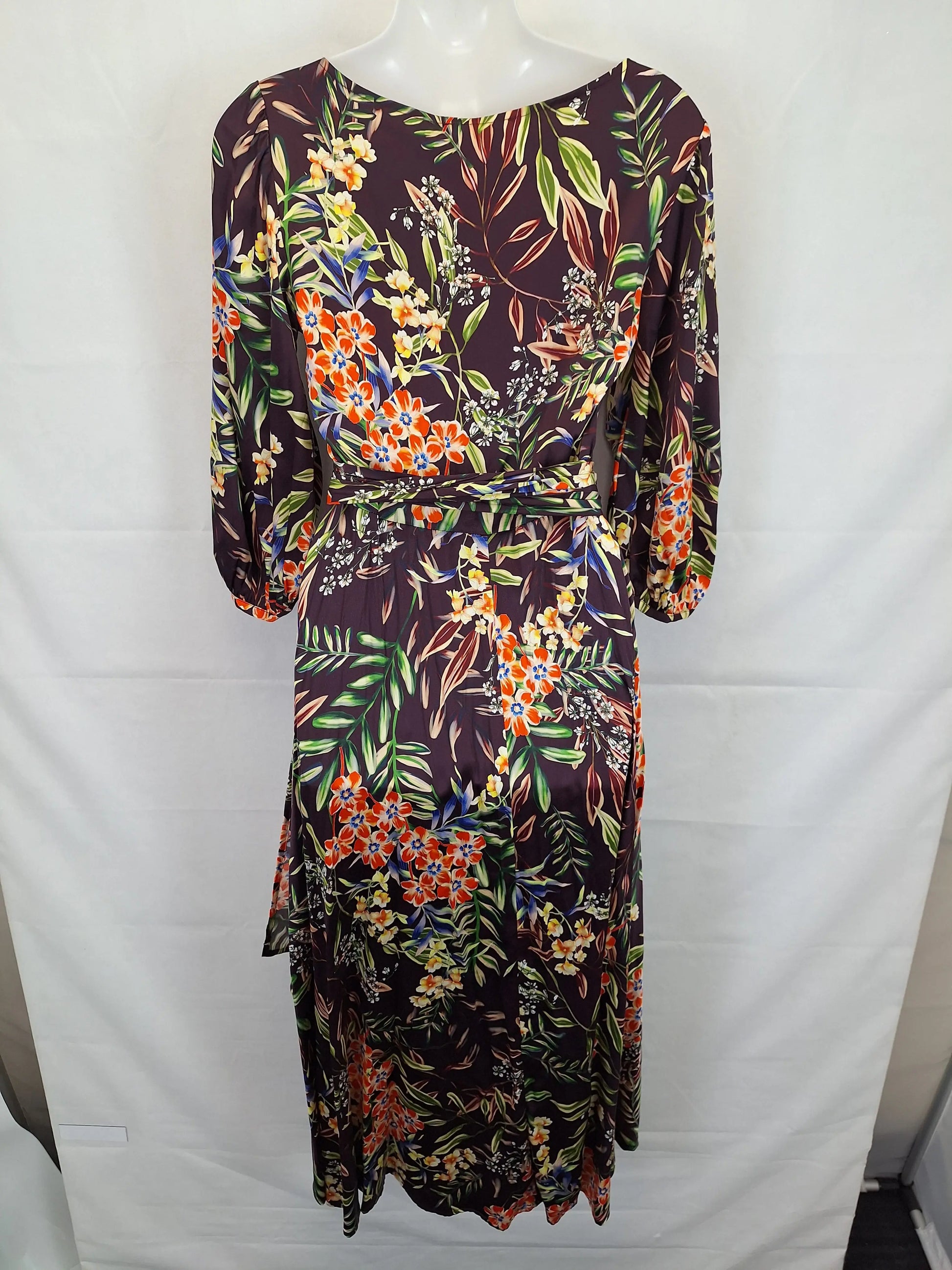 Sacha Drake Floral Wrap Maxi Dress Size 10 by SwapUp-Online Second Hand Store-Online Thrift Store