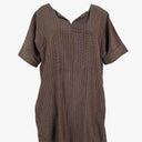Sadie Relaxed V Neck Mini Dress Size 8 by SwapUp-Online Second Hand Store-Online Thrift Store