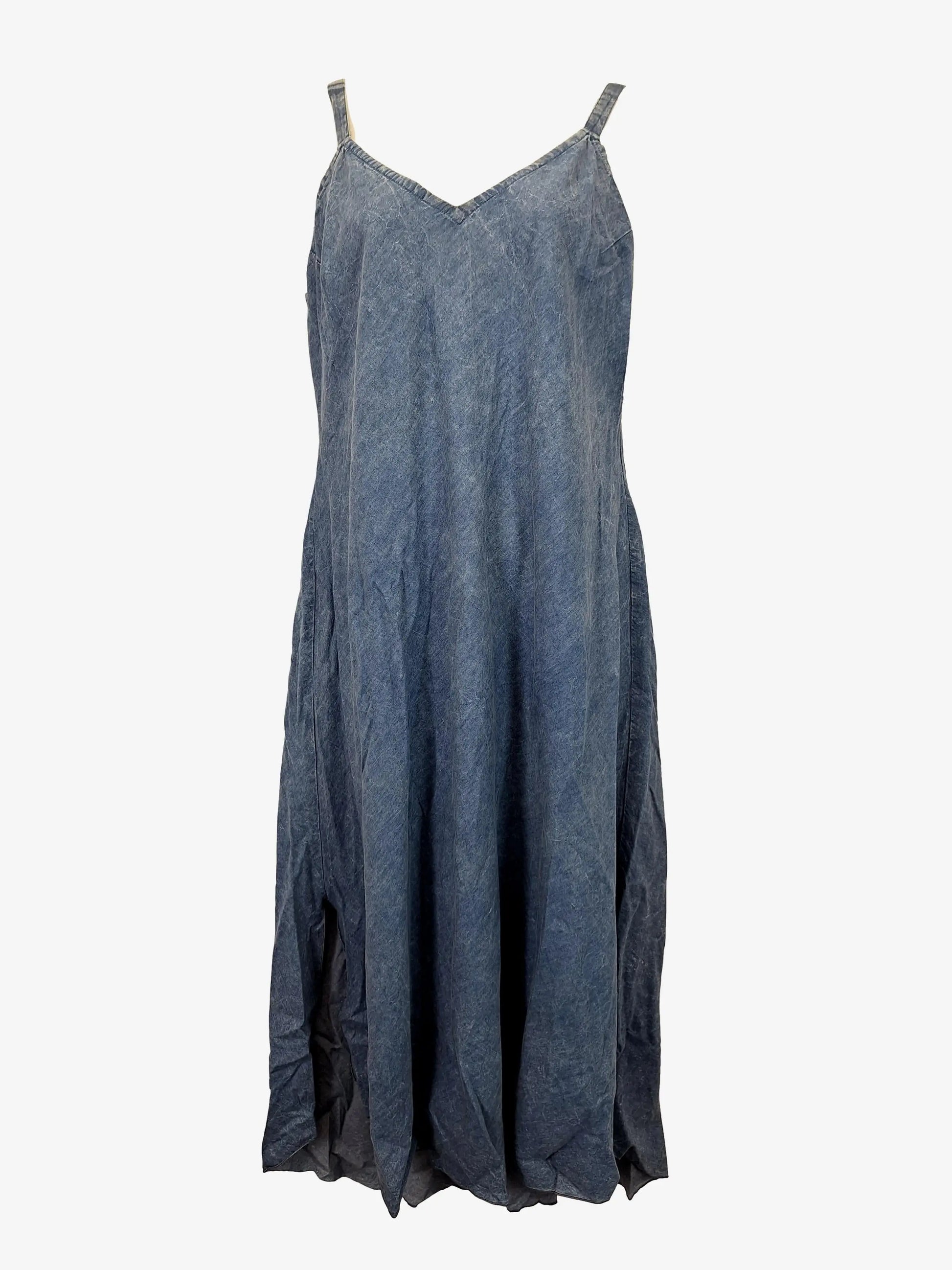 Saffron Road Chic Washed Out Denim Maxi Dress Size XL by SwapUp-Online Second Hand Store-Online Thrift Store