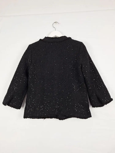 Saks Fifth Avenue Shimmer Boucle Thick Double Pocket Jacket Size S by SwapUp-Online Second Hand Store-Online Thrift Store