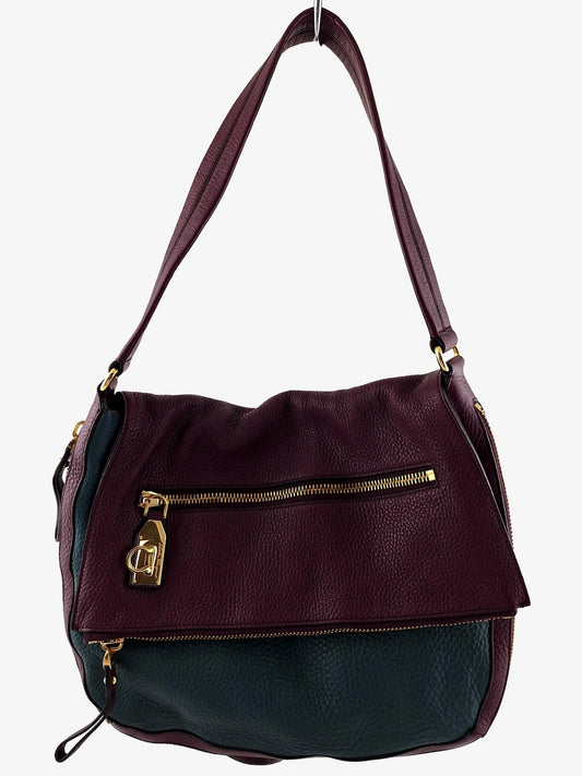 Salvatore Ferragamo Tri-zipper Leather Hobo Bag Size OSFA by SwapUp-Online Second Hand Store-Online Thrift Store