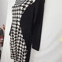 Sandra Darren Houndstooth Print Pencil Dress Size 14 by SwapUp-Online Second Hand Store-Online Thrift Store