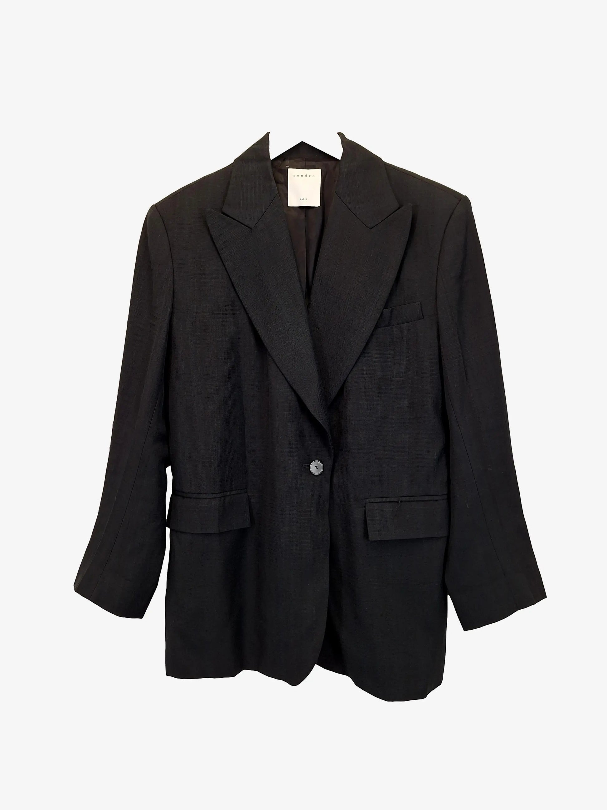 Sandro Paris Staple Blazer Size 10 by SwapUp-Online Second Hand Store-Online Thrift Store