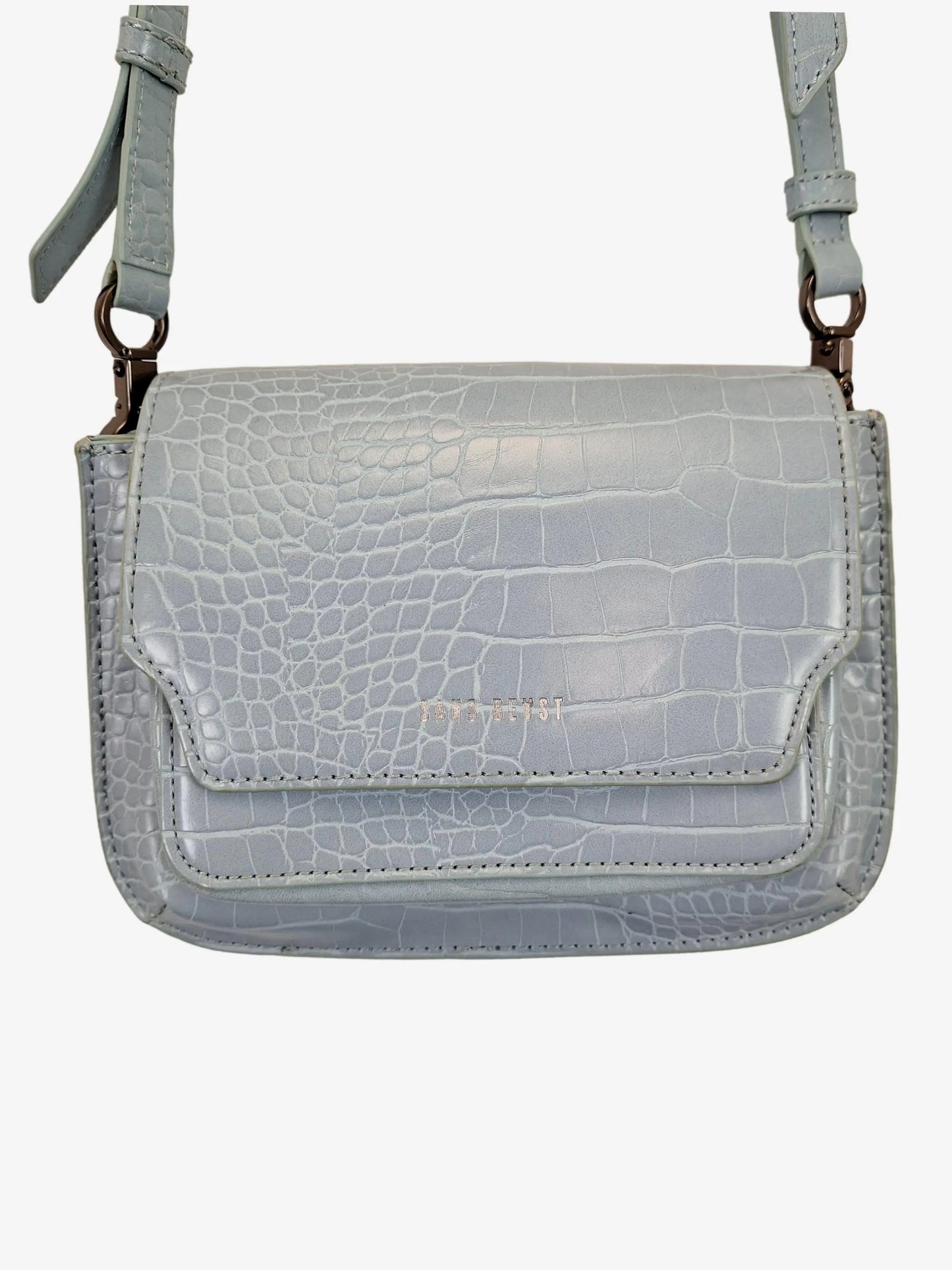 Sans Beast Reader Croc Crossbody Satchel  Bag Size OSFA by SwapUp-Online Second Hand Store-Online Thrift Store