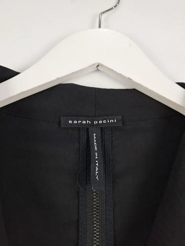 Sarah Pacini Single Button Zip Back Blazer Size M by SwapUp-Online Second Hand Store-Online Thrift Store