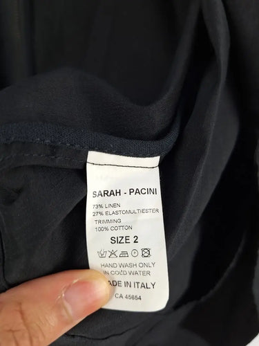 Sarah Pacini Single Button Zip Back Blazer Size M by SwapUp-Online Second Hand Store-Online Thrift Store