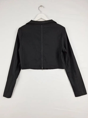 Sarah Pacini Single Button Zip Back Blazer Size M by SwapUp-Online Second Hand Store-Online Thrift Store