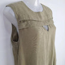 Sass & Bide Khaki Drop Waist Linen Dress Size S by SwapUp-Online Second Hand Store-Online Thrift Store