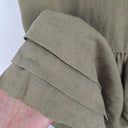 Sass & Bide Khaki Drop Waist Linen Dress Size S by SwapUp-Online Second Hand Store-Online Thrift Store