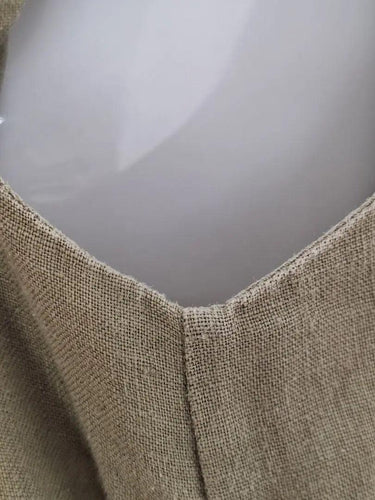 Sass & Bide Khaki Drop Waist Linen Dress Size S by SwapUp-Online Second Hand Store-Online Thrift Store