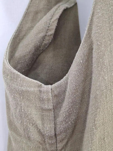 Sass & Bide Khaki Drop Waist Linen Dress Size S by SwapUp-Online Second Hand Store-Online Thrift Store