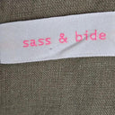 Sass & Bide Khaki Drop Waist Linen Dress Size S by SwapUp-Online Second Hand Store-Online Thrift Store