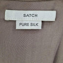 Satch Taupe Ruched Strappy Midi Dress Size 10 by SwapUp-Online Second Hand Store-Online Thrift Store