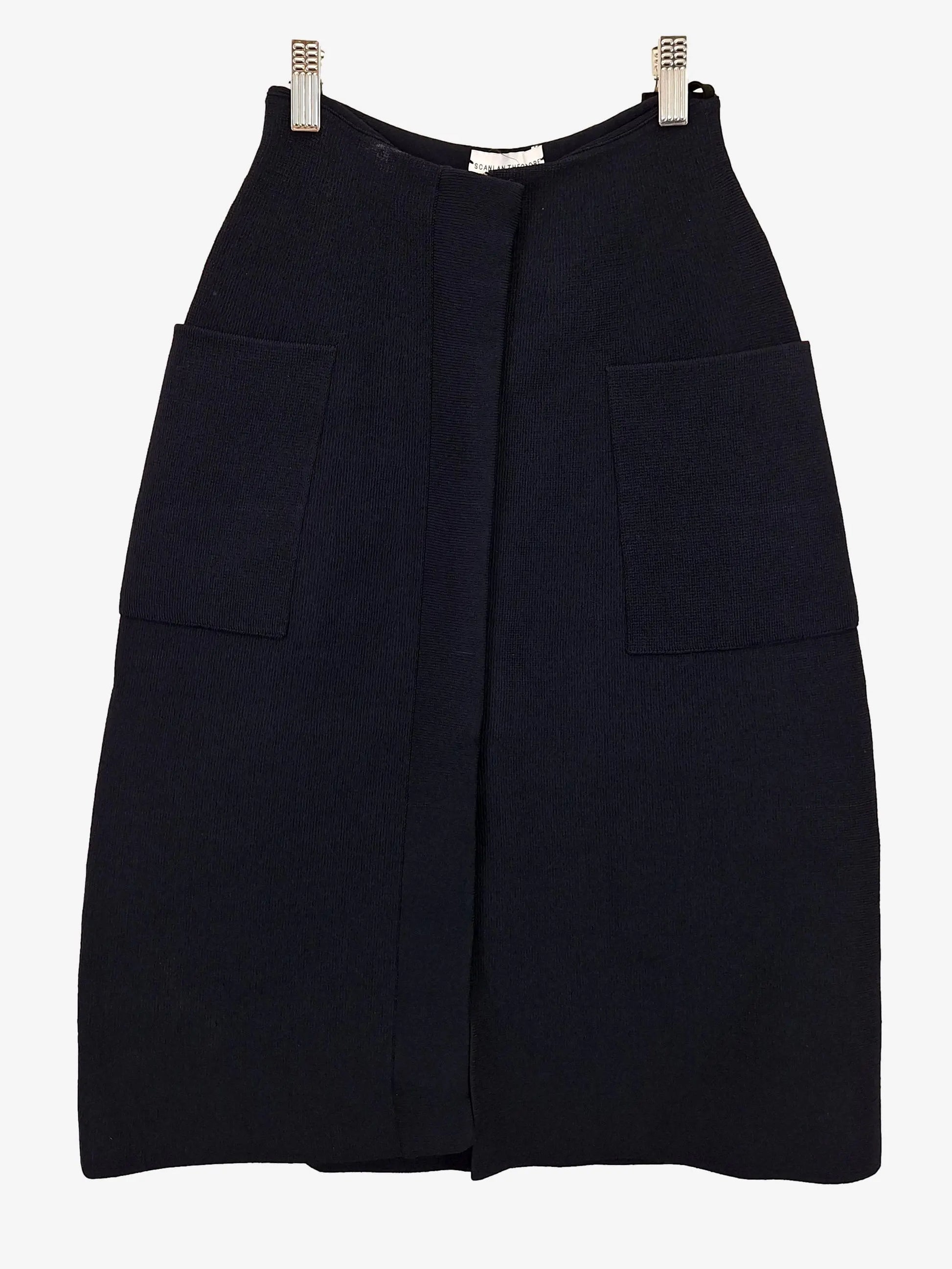 Scanlan Theodore Crepe Knit Tailored Midi Skirt Size XS by SwapUp-Online Second Hand Store-Online Thrift Store
