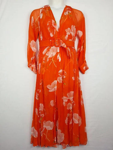 Scanlan Theodore Floaty 2-piece Sheer Maxi Dress Size 12 by SwapUp-Online Second Hand Store-Online Thrift Store