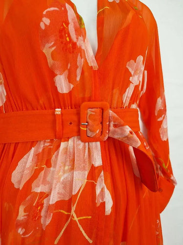 Scanlan Theodore Floaty 2-piece Sheer Maxi Dress Size 12 by SwapUp-Online Second Hand Store-Online Thrift Store