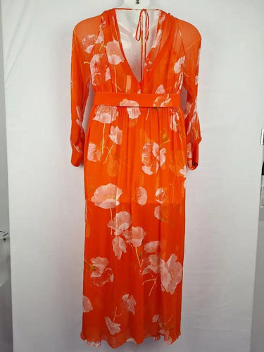 Scanlan Theodore Floaty 2-piece Sheer Maxi Dress Size 12 by SwapUp-Online Second Hand Store-Online Thrift Store