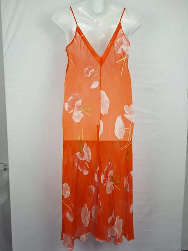 Scanlan Theodore Floaty 2-piece Sheer Maxi Dress Size 12 by SwapUp-Online Second Hand Store-Online Thrift Store