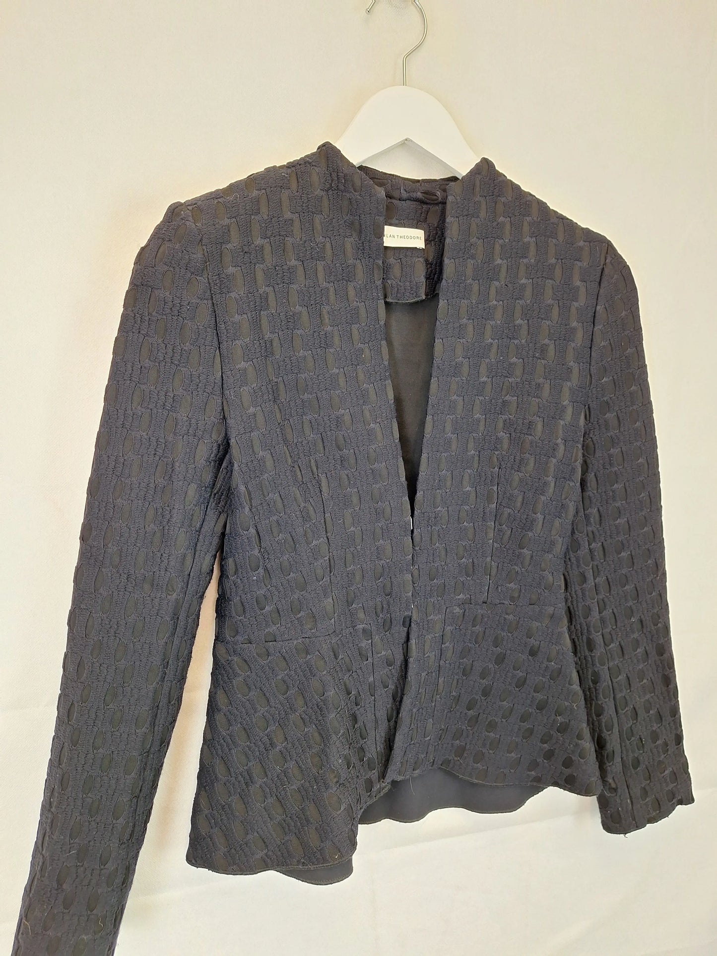 Scanlan Theodore Formal Tailored Peplum  Blazer Size 8 by SwapUp-Online Second Hand Store-Online Thrift Store