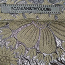 Scanlan Theodore Silver Floral Mini Dress Size 10 by SwapUp-Online Second Hand Store-Online Thrift Store