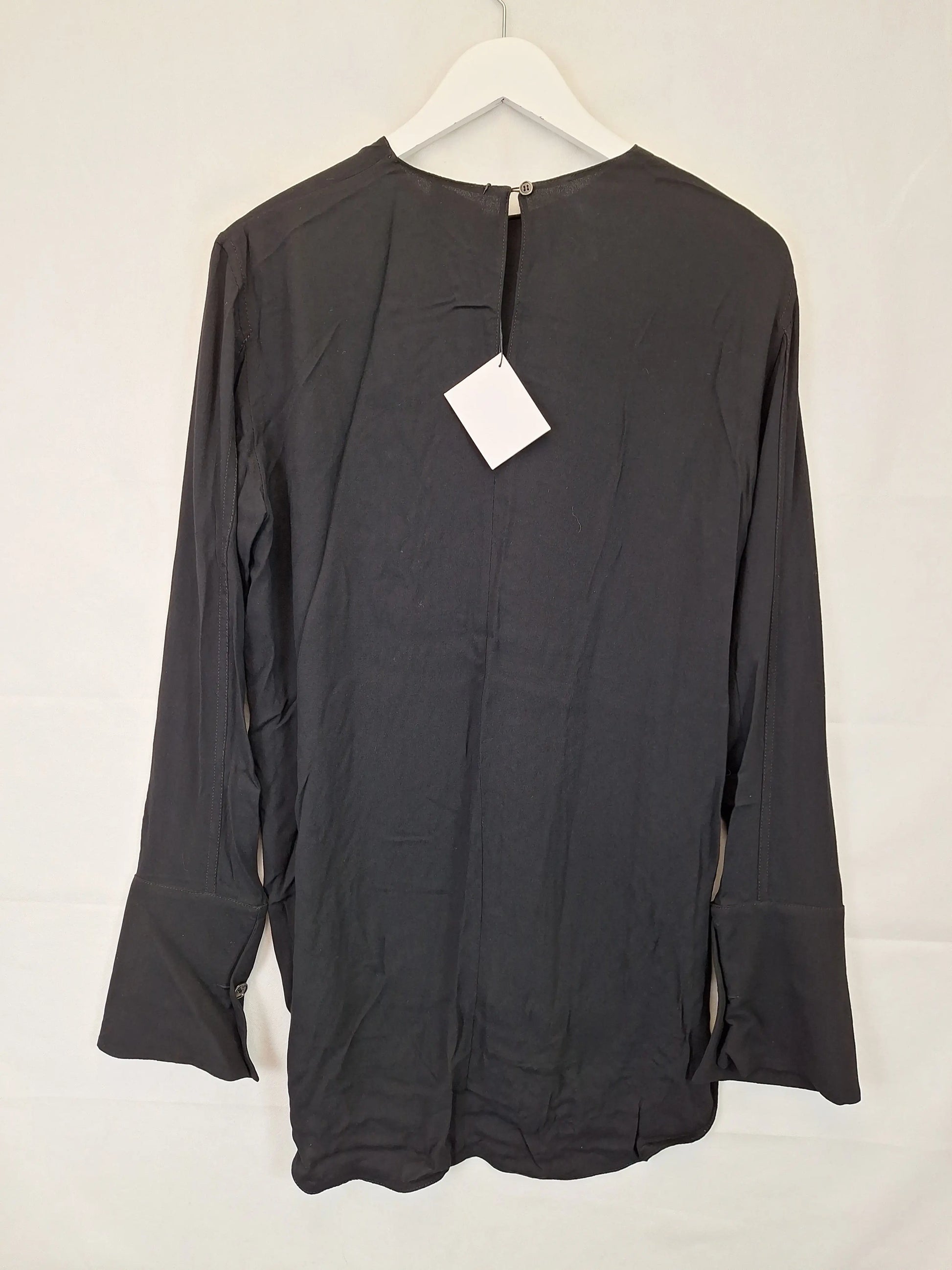Scanlon Theodore Cuffed Pleated Front  Blouse Size 8 by SwapUp-Online Second Hand Store-Online Thrift Store