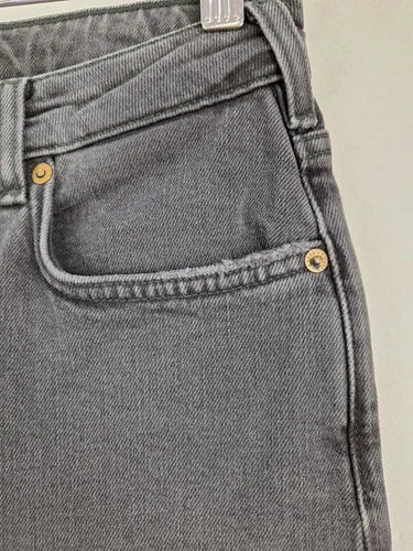 Scotch & Soda Charcoal Flared Raw Edge Denim Jeans Size 10 by SwapUp-Online Second Hand Store-Online Thrift Store