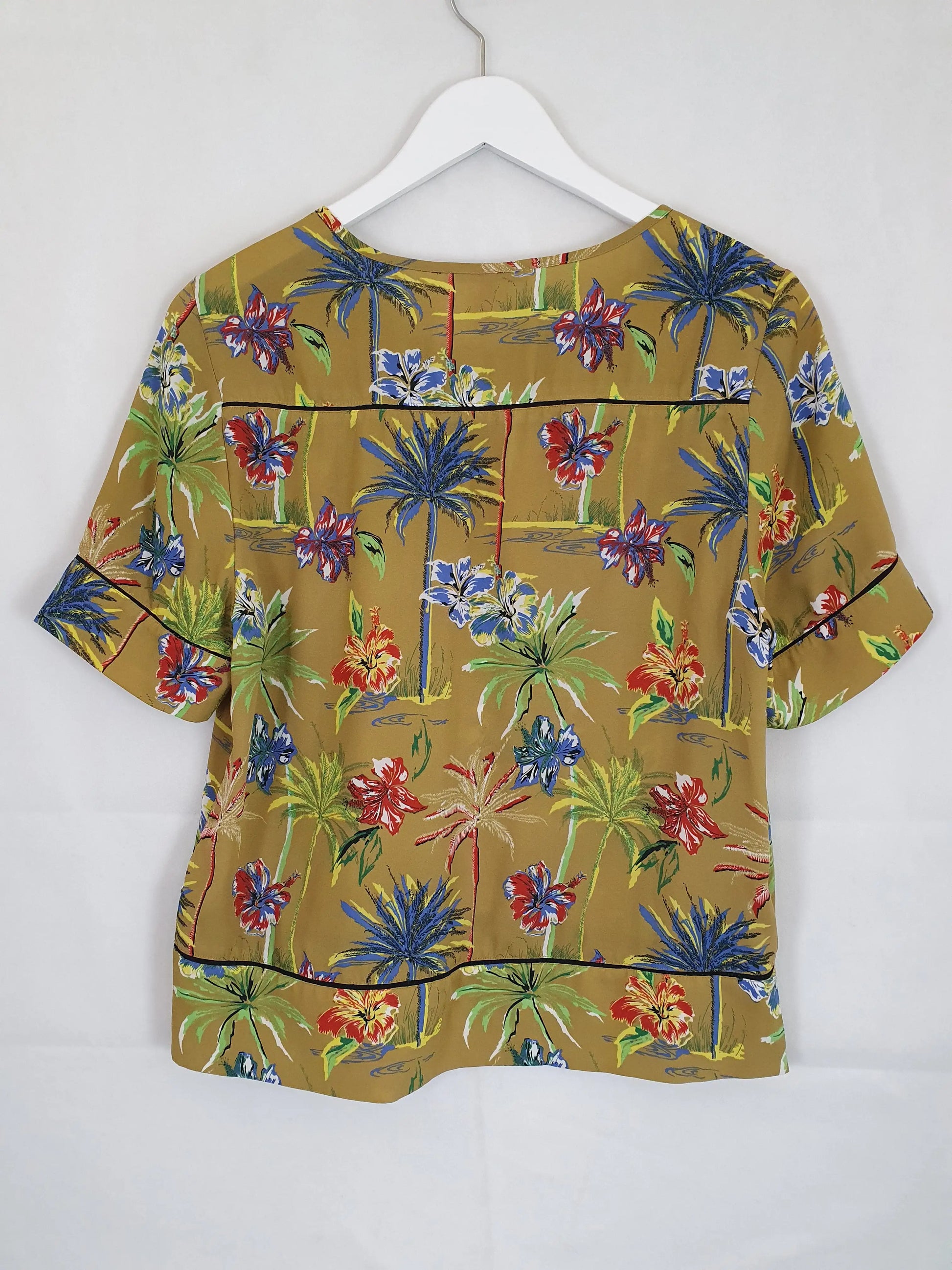 Scotch & Soda Palm Tree Top Size XS by SwapUp-Online Second Hand Store-Online Thrift Store