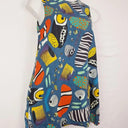 Seagrass Design Aquarium Linen Mini Dress Size 10 by SwapUp-Online Second Hand Store-Online Thrift Store