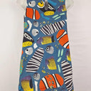 Seagrass Design Aquarium Linen Mini Dress Size 10 by SwapUp-Online Second Hand Store-Online Thrift Store