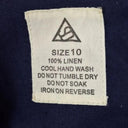 Seagrass Design Aquarium Linen Mini Dress Size 10 by SwapUp-Online Second Hand Store-Online Thrift Store
