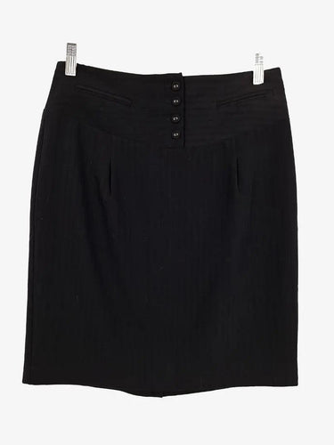 Seduce Striped Waist Detail Pencil Mini Skirt Size 10 by SwapUp-Online Second Hand Store-Online Thrift Store