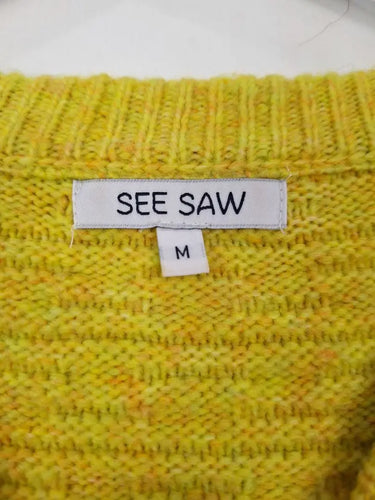 See Saw Splice Mottled Crew Jumper Size M by SwapUp-Online Second Hand Store-Online Thrift Store