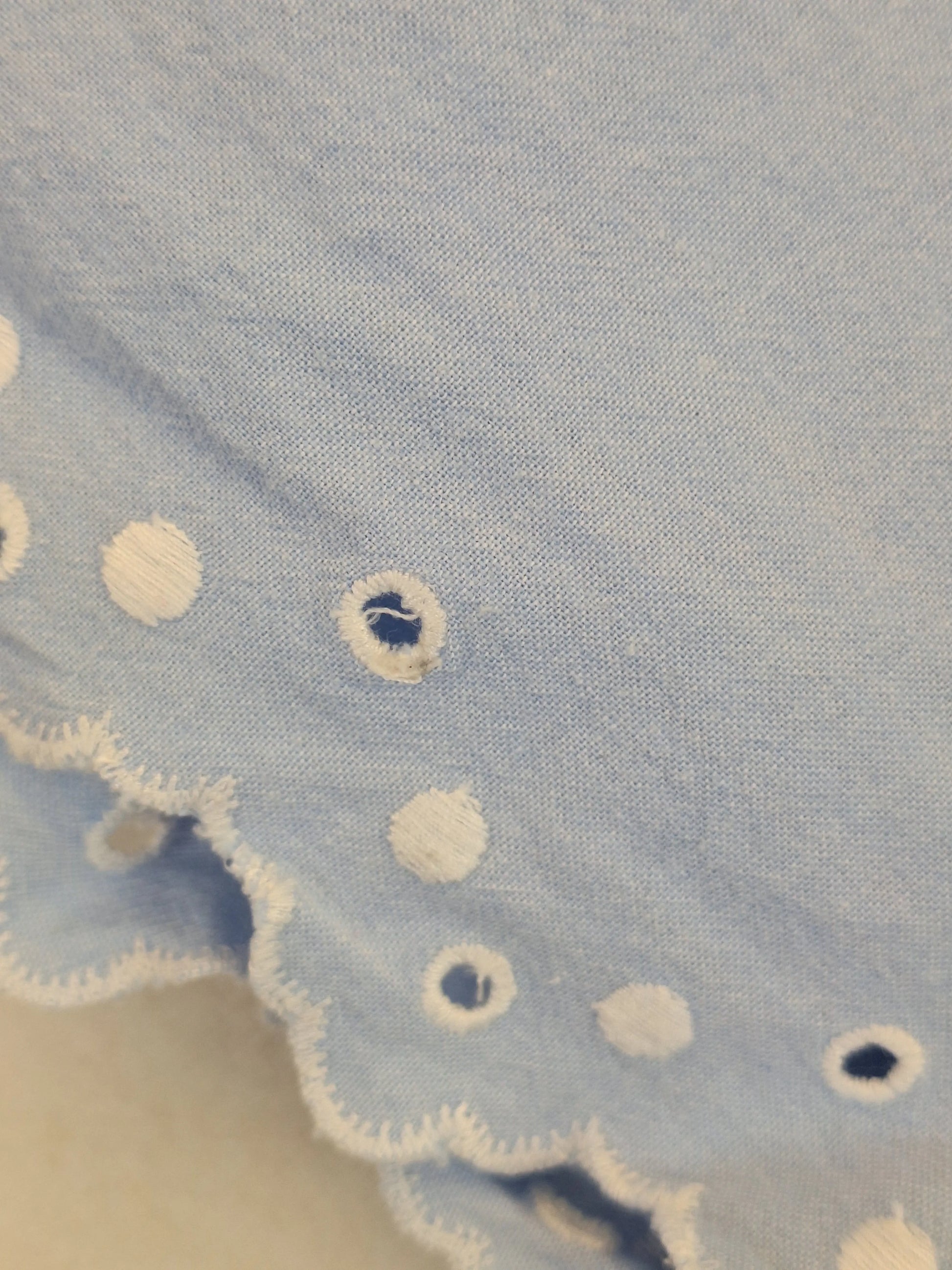 Seed Boho Chambray Eyelet Top Size 8 by SwapUp-Online Second Hand Store-Online Thrift Store