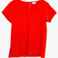 Seed Classic Burnt Orange V Neck  T-shirt Size 10 by SwapUp-Online Second Hand Store-Online Thrift Store