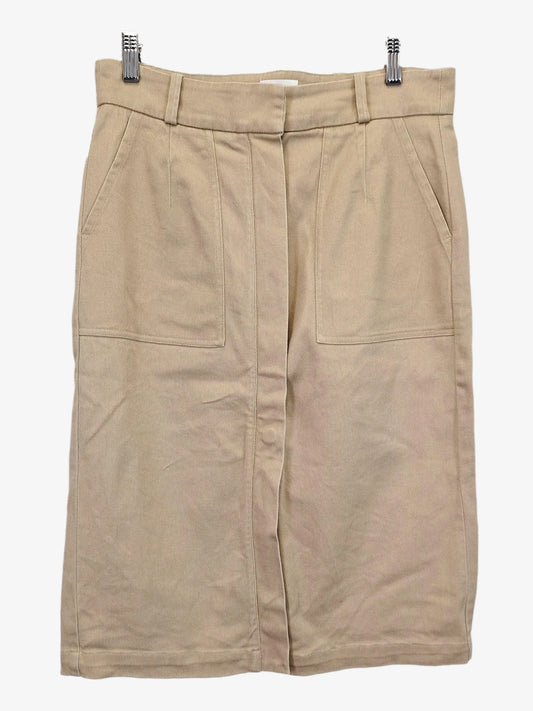 Seed Essential Latte Midi Skirt Size 12 by SwapUp-Online Second Hand Store-Online Thrift Store