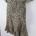 Seed Khaki Reptile Mini Dress Size 8 by SwapUp-Online Second Hand Store-Online Thrift Store