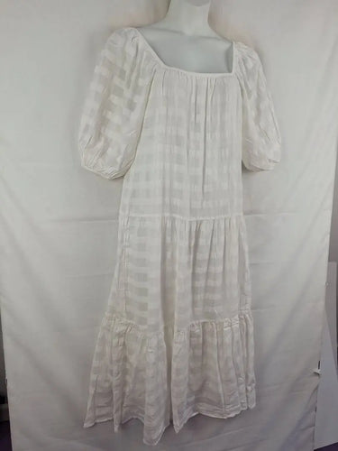 Seed Light Flowy Cotton Summer Maxi Dress Size 12 by SwapUp-Online Second Hand Store-Online Thrift Store