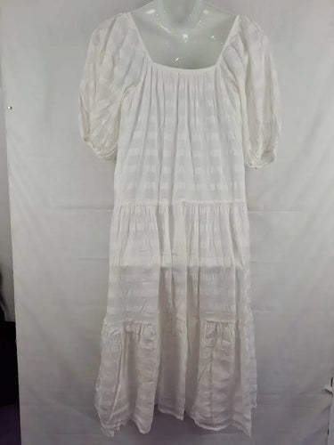 Seed Light Flowy Cotton Summer Maxi Dress Size 12 by SwapUp-Online Second Hand Store-Online Thrift Store