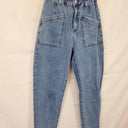 Seed Mid Blue Gathered Denim Jeans Size 6 by SwapUp-Online Second Hand Store-Online Thrift Store