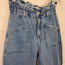 Seed Mid Blue Gathered Denim Jeans Size 6 by SwapUp-Online Second Hand Store-Online Thrift Store