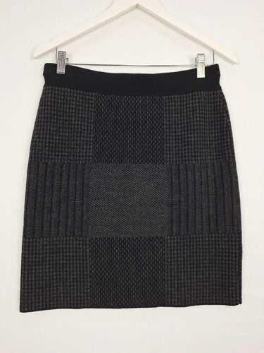 Seed Muted Check Winter Mini Skirt Size M by SwapUp-Online Second Hand Store-Online Thrift Store